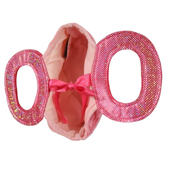 Aurora Girls Fancy Pet Purse Plush Pink Lace Kids Dress Up Handbag Doll Toy - Picture 3 of 7